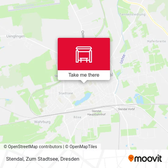 Карта Stendal, Zum Stadtsee