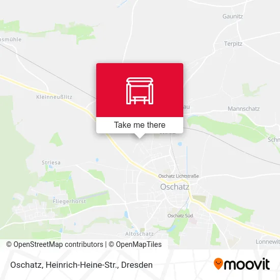 Oschatz, Heinrich-Heine-Str. map