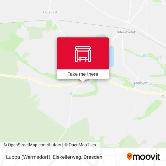 Карта Luppa (Wermsdorf), Eiskellerweg