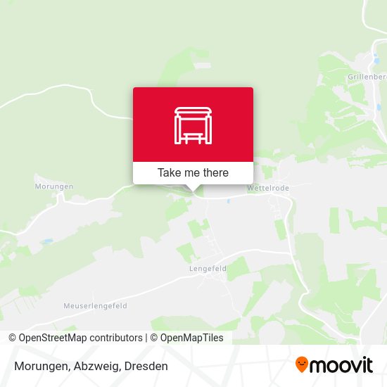 Карта Morungen, Abzweig
