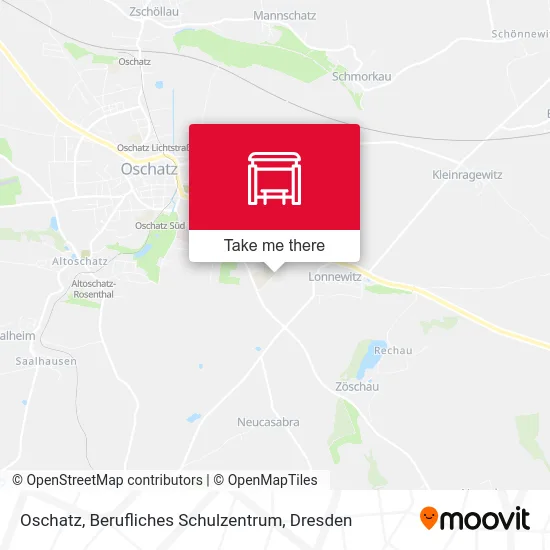 Карта Oschatz, Berufliches Schulzentrum