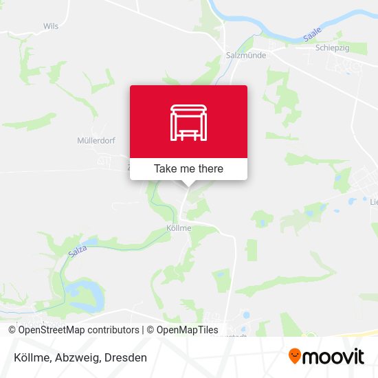 Карта Köllme, Abzweig