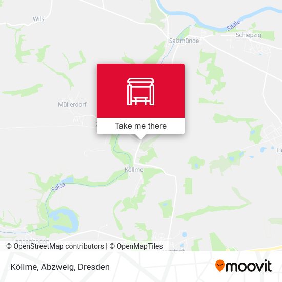 Карта Köllme, Abzweig