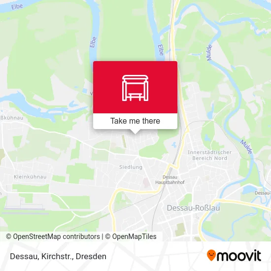 Карта Dessau, Kirchstr.