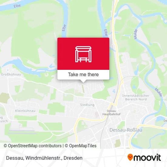 Карта Dessau, Windmühlenstr.