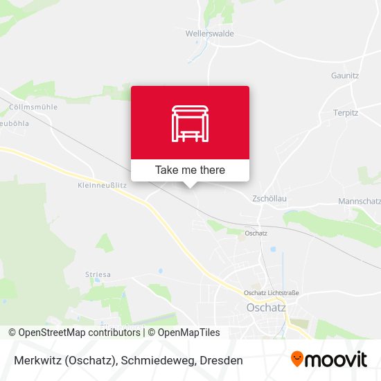 Карта Merkwitz (Oschatz), Schmiedeweg