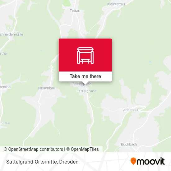 Карта Sattelgrund Ortsmitte