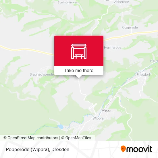 Карта Popperode (Wippra)