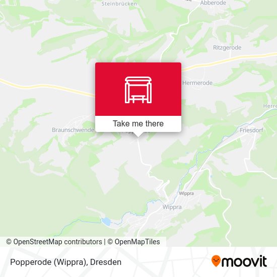 Карта Popperode (Wippra)