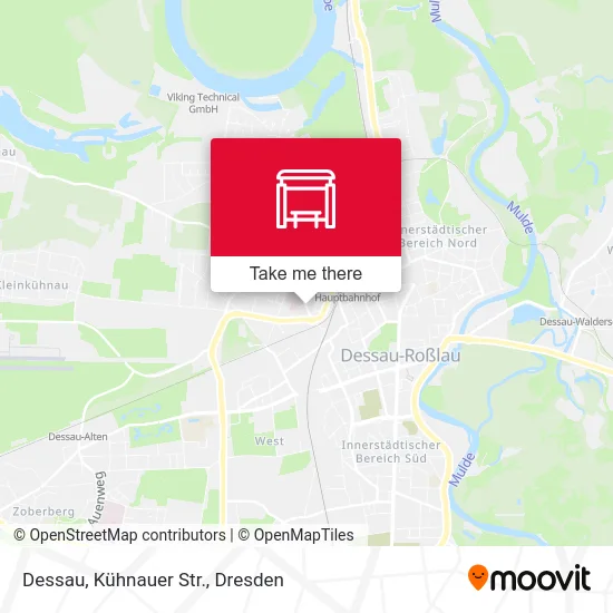 Карта Dessau, Kühnauer Str.