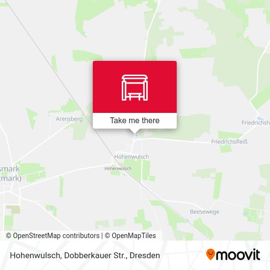 Карта Hohenwulsch, Dobberkauer Str.
