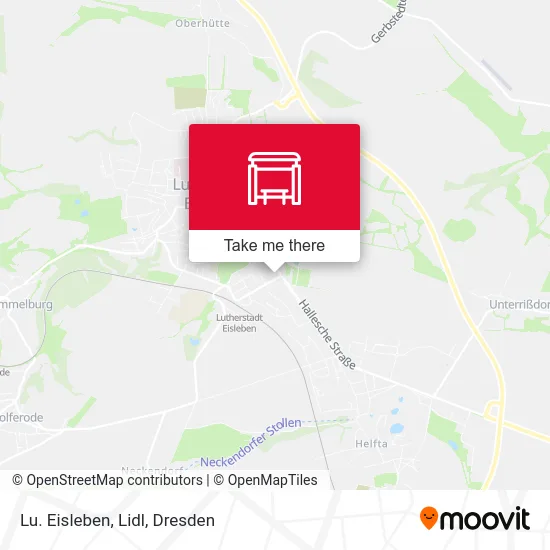 Карта Lu. Eisleben, Lidl