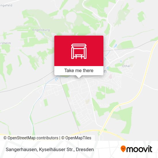 Карта Sangerhausen, Kyselhäuser Str.