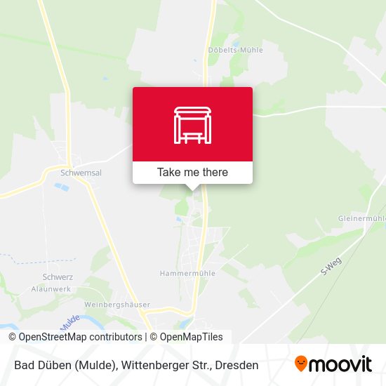 Карта Bad Düben (Mulde), Wittenberger Str.