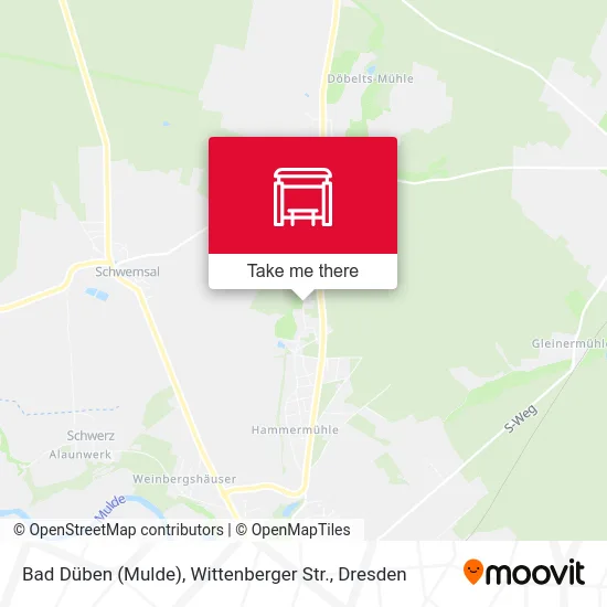 Карта Bad Düben (Mulde), Wittenberger Str.