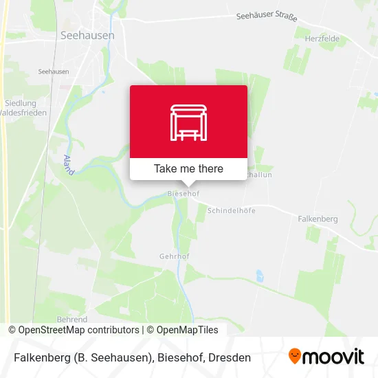 Карта Falkenberg (B. Seehausen), Biesehof