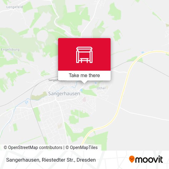 Карта Sangerhausen, Riestedter Str.