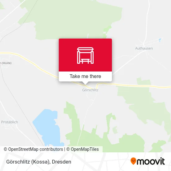 Карта Görschlitz (Kossa)