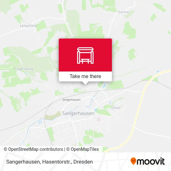 Карта Sangerhausen, Hasentorstr.