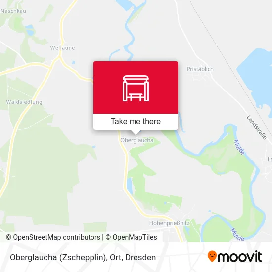 Карта Oberglaucha (Zschepplin), Ort