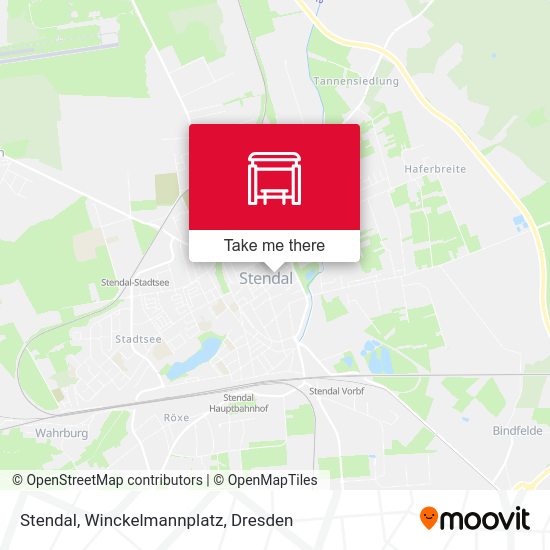 Карта Stendal, Winckelmannplatz