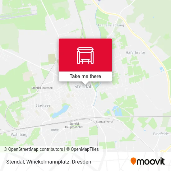Карта Stendal, Winckelmannplatz