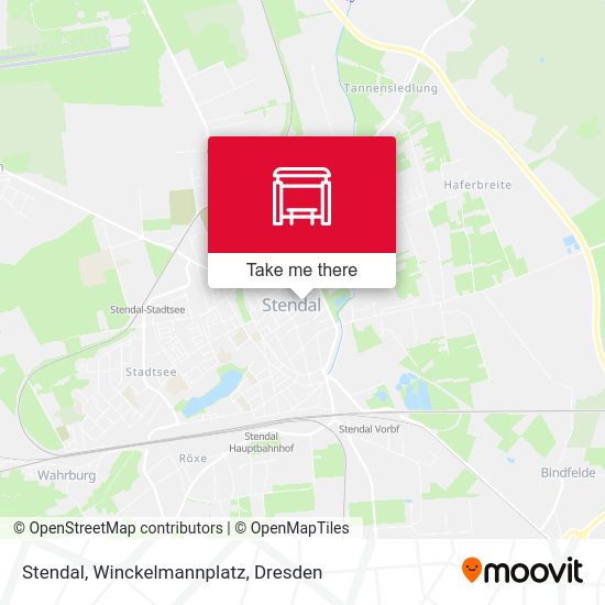 Карта Stendal, Winckelmannplatz