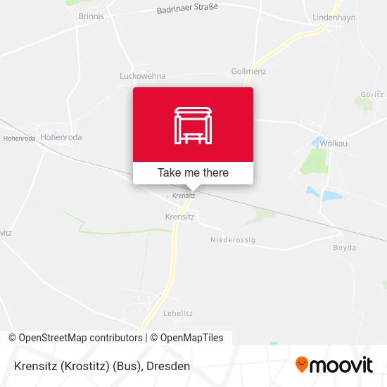 Карта Krensitz (Krostitz) (Bus)