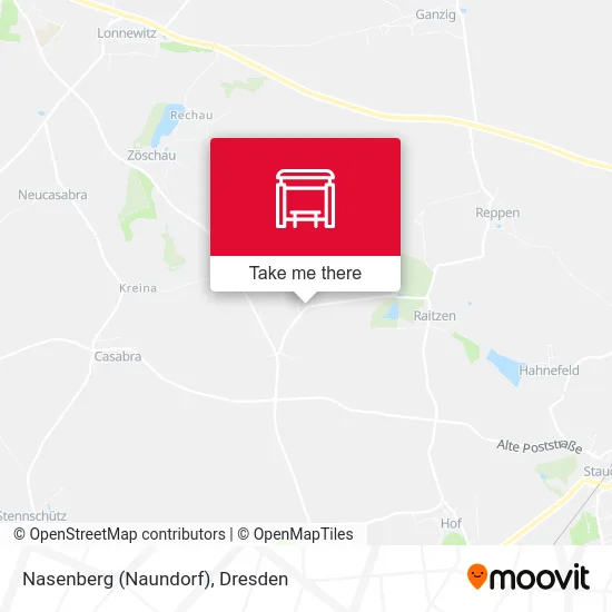 Карта Nasenberg (Naundorf)