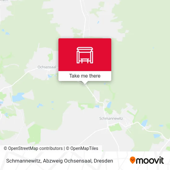 Карта Schmannewitz, Abzweig Ochsensaal