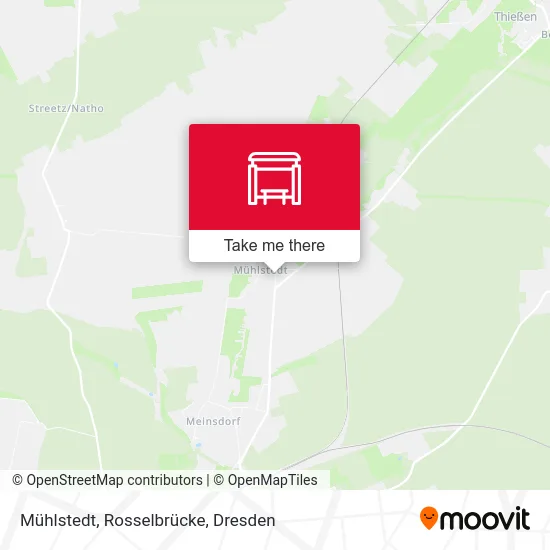 Карта Mühlstedt, Rosselbrücke