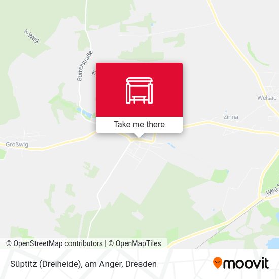 Карта Süptitz (Dreiheide), am Anger
