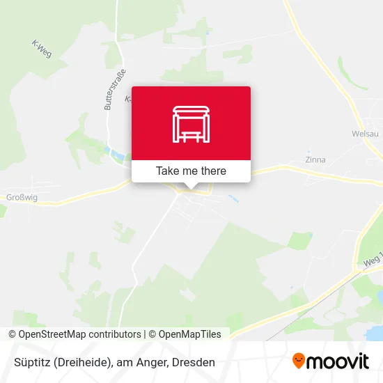 Карта Süptitz (Dreiheide), am Anger