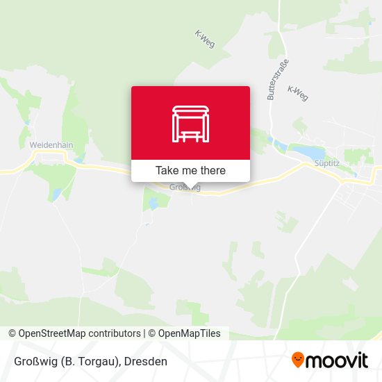 Карта Großwig (B. Torgau)