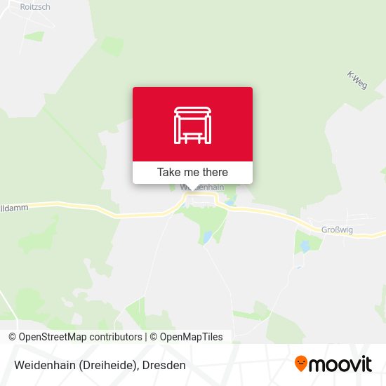 Карта Weidenhain (Dreiheide)