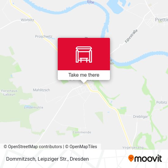 Карта Dommitzsch, Leipziger Str.