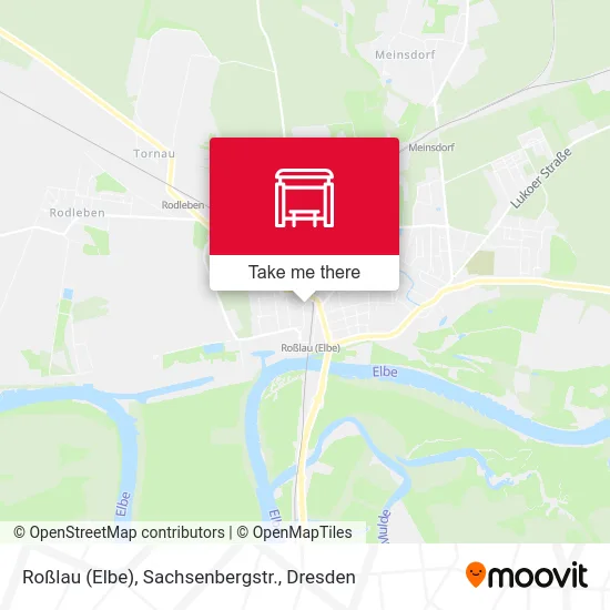 Карта Roßlau (Elbe), Sachsenbergstr.