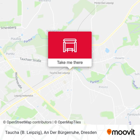 Карта Taucha (B. Leipzig), An Der Bürgerruhe