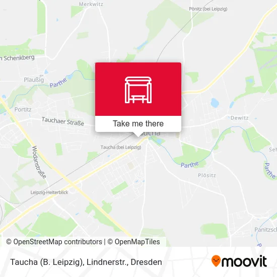 Карта Taucha (B. Leipzig), Lindnerstr.