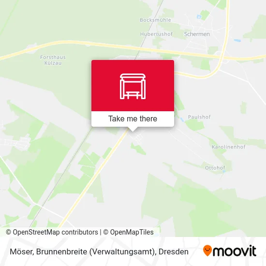 Карта Möser, Brunnenbreite (Verwaltungsamt)