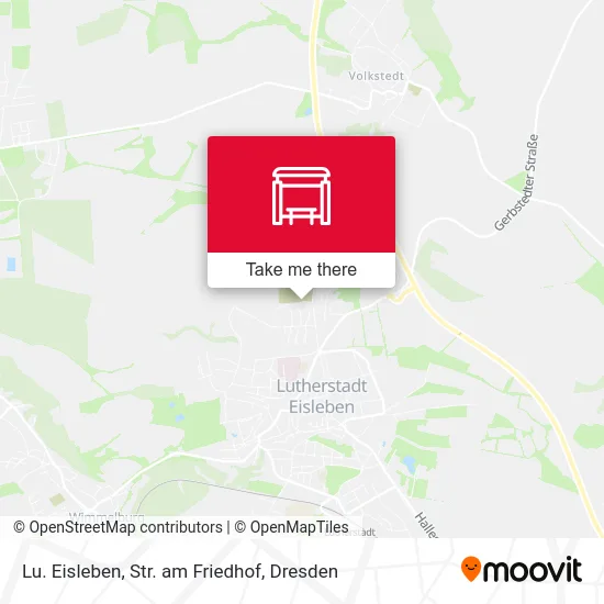 Карта Lu. Eisleben, Str. am Friedhof