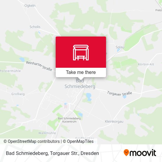 Карта Bad Schmiedeberg, Torgauer Str.