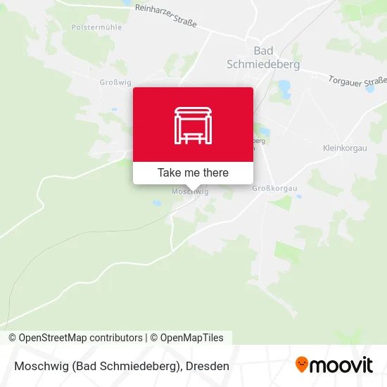 Карта Moschwig (Bad Schmiedeberg)