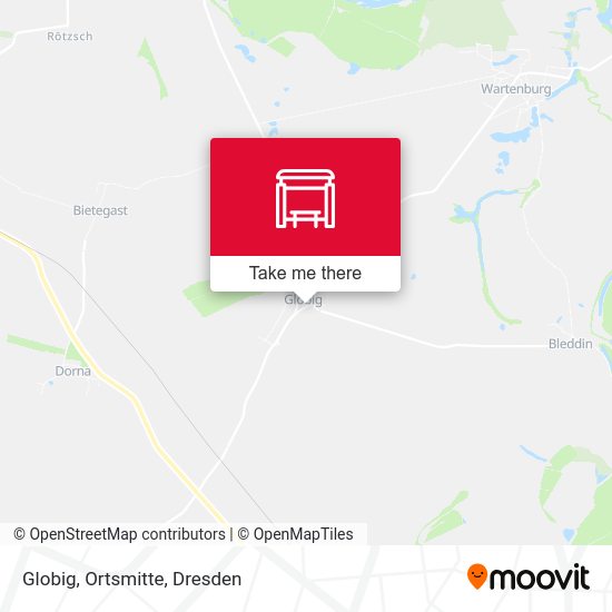 Карта Globig, Ortsmitte