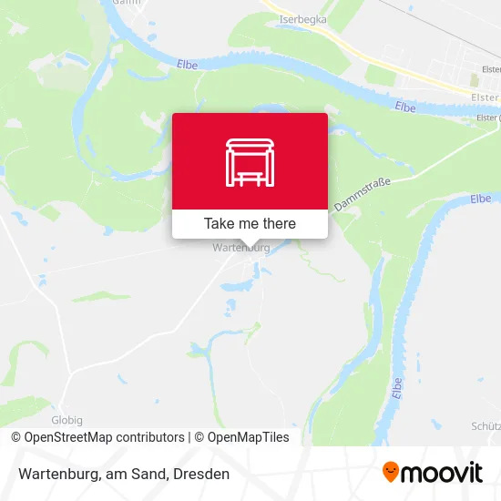 Карта Wartenburg, am Sand