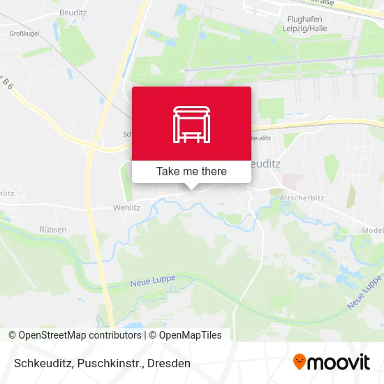 Карта Schkeuditz, Puschkinstr.