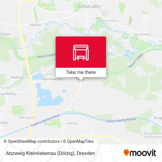Карта Abzweig Kleinliebenau (Dölzig)