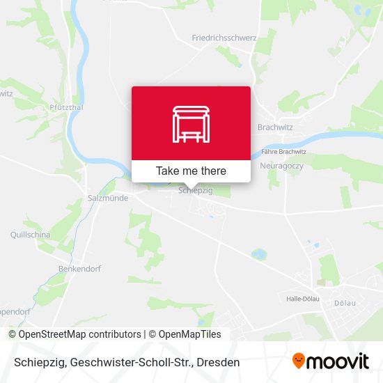 Карта Schiepzig, Geschwister-Scholl-Str.