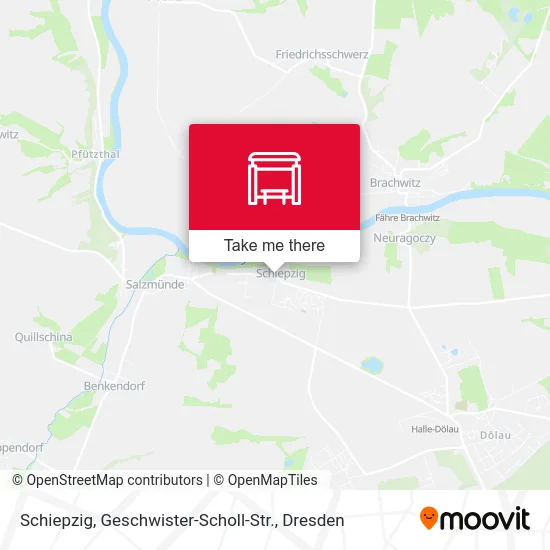 Карта Schiepzig, Geschwister-Scholl-Str.