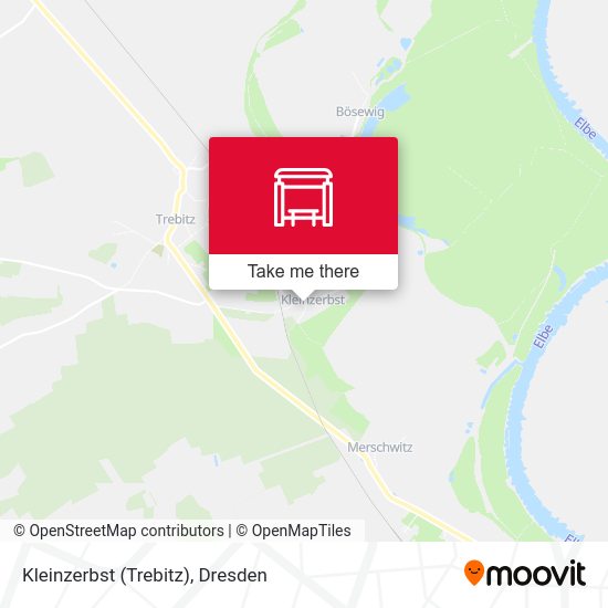 Карта Kleinzerbst (Trebitz)